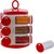 Jony Rotating  Spice Rack (masala rack) Red