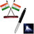 Stylish 3 in 1 Pen (Assorted) with Indian Table Flag