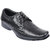 Oora MenS Black Leather Derby Shoes - 9 Uk