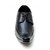 Oora Shining Black With Fine Lining Design Lace Up Formal Shoes For Men