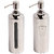 Yashika Home Stainless Steel Wall Mounting Liquid Soap Dispenser Round With One cut in Royal Design