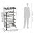 Iron Folding Shoe Rack ( 5 Shelf)