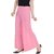 @rk New Fashion Causal ,Summer,Party wear ,daily use  Baby Pink Color Summer Palazzo Pants ,Plazzo Trousers for ladies
