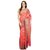Banarasi Silk Works Party Wear Designer Peach Colour Saree For Womens