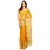 Banarasi Silk Works Party Wear Designer Gold Colour Saree For Womens