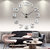 DIY Large Wall Clock 3D Sticker Home Office Decor 3D Wall Clock - AL002S