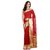 Banarasi Silk Works Party Wear Designer Mehroon Colour Saree For Womens