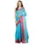 Banarasi Silk Works Party Wear Designer Sky Blue Colour Saree For Womens