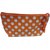 Viva Fashions Polka Dots Orange Makeup Kit and Pouch