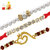 Mahi with Rudraksh, Crystals and Beads Rakhi Combo For Men CO1104513G