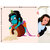 Set of 2 - WallTola Wall Stickers  Parachute Monkeys and Naughty Krishna   Wall Stickers