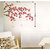Set of 2 - WallTola Wall Stickers  Sakura Cherry Blossom and Dancing Tribal Ladies   Wall Stickers