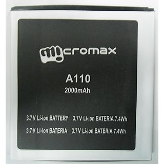BATTERY FOR MICROMAX A110 ANDROID PHONE LIMITED STOCK LOWEST PRICE