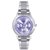 Timex Quartz Purple Round Women Watch TI000Q80500