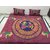 Akash Ganga Jaipuri Cotton Double Bedsheet with 2 Pillow Covers (Jaipuri-01)