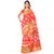 Vaamsi Red Silk Printed Saree With Blouse