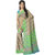 Vaamsi Green Georgette Printed Saree With Blouse
