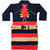 Meia for girls multi color striped Midi dress with Jacket