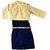 Meia for girls multi color striped Midi dress with Jacket