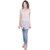 Oviya Cotton Dobby Straight Printed K-Peach Shirt