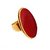 5.25 RATTI RED CORAL STONE RING BUY ONLINE (Free Size)