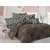Welhouse Cotton Checkered Pink Double Bedsheet with 2 Contrast Pillow Covers(TC-129)