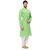 RG Designers Handloom Green Kurta Pyjama set