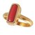 8 .25 RATTI RED CORAL STONE RING BUY ONLINE