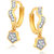 Meenaz ali Earrings For Girls  Women Silver Plated In American Diamond -B184