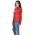Oviya Design Net  Poly Satin Straight Solid B - Red Top