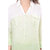 Oviya Rayon Staple Straight SolidOmbre D-Green Ombre Top