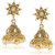 Meenaz Kundan Pearl Jhumka Earrings For Women Girls in Traditional Ethnic Gold Plated Earings  J123