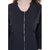 Oviya Poly Crepe Straight Solid B-Black Tunic