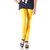 Cotton Leggings Sexy Skin Fit Slacks Yellow Color Footless Tight Fits Women