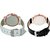 Style Feathers Combo of 2 White , Black Analog Watch - For Women, Girls