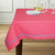 Lushomes 6 Seater Pink Table Cloth with Blue contrasting cord piping (Size 60x90)