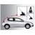 AutoSun Wind Powered LED Light Car - Black Base Whip Vehicle Antenna Whip Vehicle Antenna