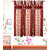 GauravCurtains Polyester Multicolor Designer 5x4 Feet Window Curtains (Pack of 3)