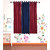 GauravCurtains Polyester Multicolor Plain 5x4 Feet Window Curtains  (Pack of 3)