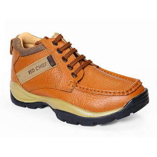 red chief new leather shoes