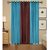 GauravCurtains Polyester Multicolor Plain 9x4 Feet Long Door Curtains (Pack of 3)