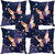 Sleep NatureS Butterfly Printed Cushion Covers Set Of Five