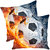 Sleep NatureS Football Printed Cushion Covers Pack Of 2