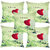 Sleep NatureS Heart Printed Cushion Covers Set Of Five