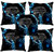 Sleep NatureS Headphone Printed Cushion Covers Set Of Five