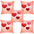 Sleep NatureS Heart Printed Cushion Covers Set Of Five