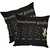 Sleep NatureS Quotes Printed Cushion Covers Pack Of 2