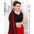 Online Fayda Red Georgette Embroidered Saree With Blouse