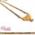 Macro Gold plated Diamond singal Mangalsutra Necklacewedding jewellery