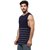 Hypernation Striped Mens Round Neck Muscle T-shirt HYPM0586